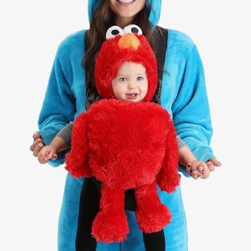 Sesame Street Elmo Carrier Cover Halloween Costume Infant Baby 0-24 Months